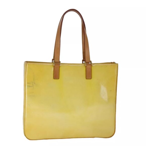 LOUIS VUITTON Monogram Vernis Columbus Tote Bag Gris - Picture 1 of 16